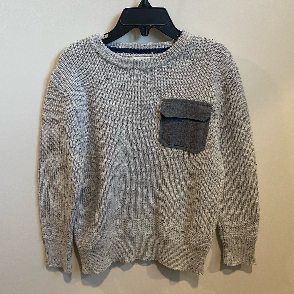 Cat & Jack XS 4/5 Boys Grey Sweater